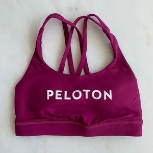 Magenta Peloton sports bra